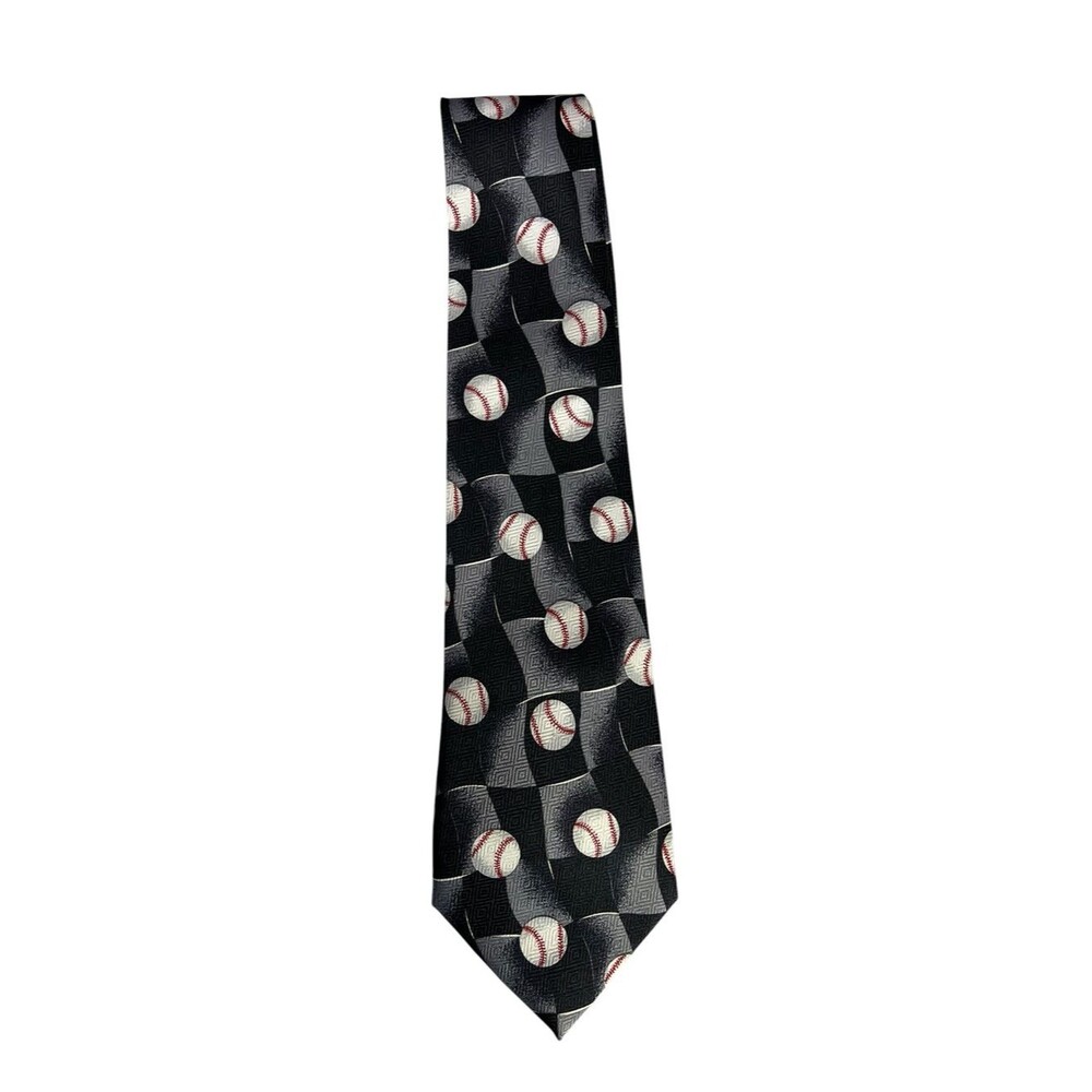 Vtg Brothers Trading Co Baseball Novelty Tie